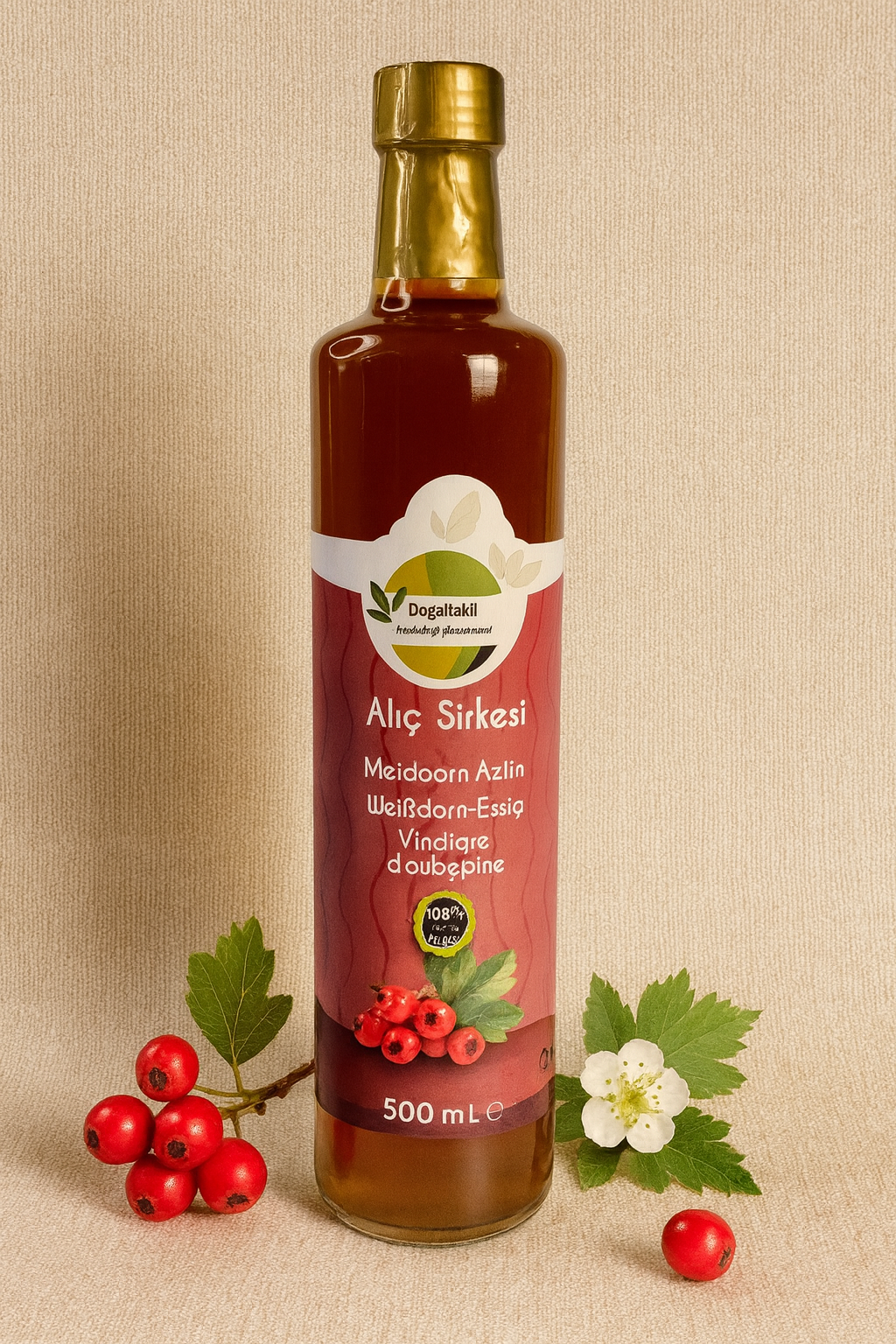 Doğal Alıç Sirkesi 500ml